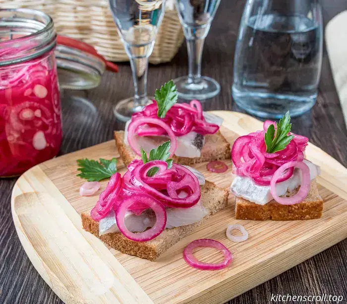 Pickled red onions on Tasty Blog