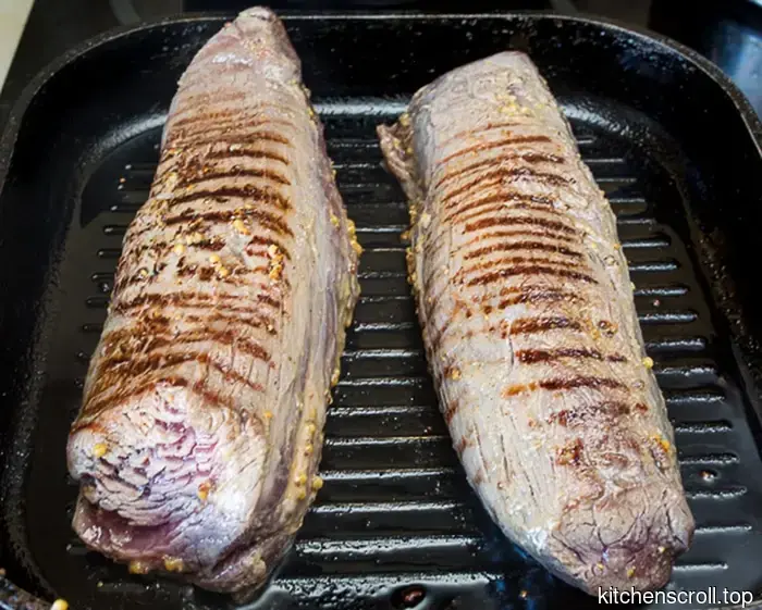 Solomillo de res al horno con salteado de pimientos y champiñones en el Blog Delicioso