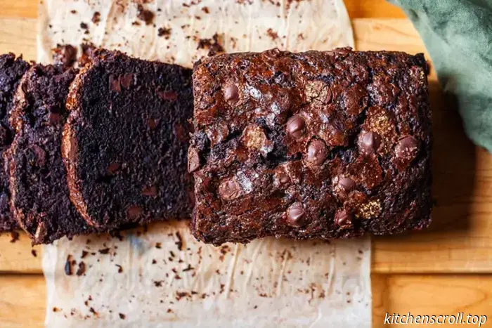 plumcake di zucchine al doppio cioccolato