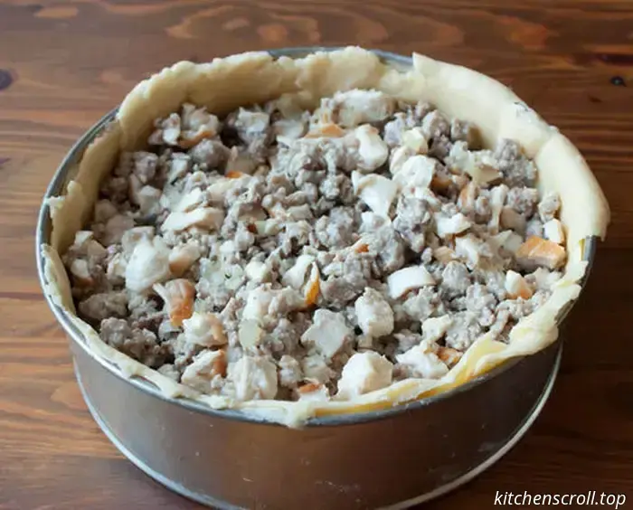 Chicken and pork pie on the Delicious Blog