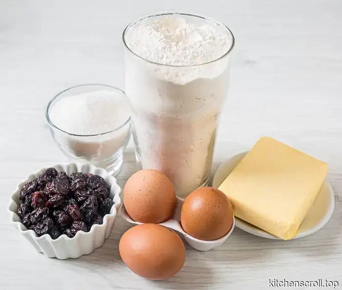 Pastel simple con pasas en el Blog Delicioso