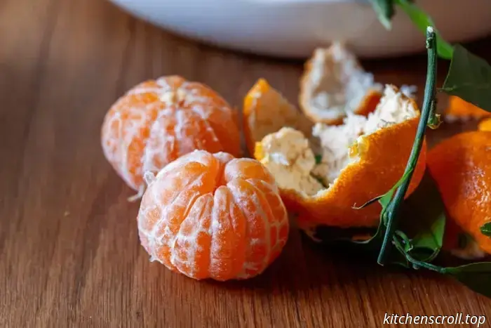 winter cabbage salad featuring mandarins and cashews