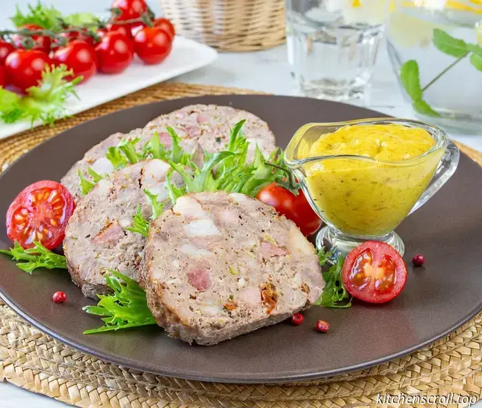 Fleischroulade mit geräucherter Brust und getrockneten Tomaten auf dem Geschmack Blog